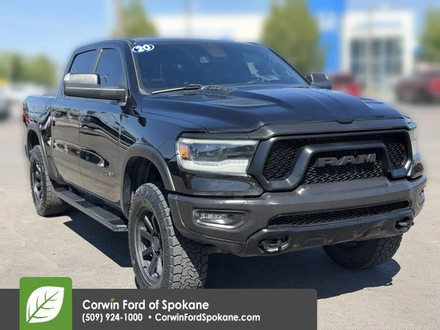 Used 2020 Diamond Black Ram Rebel image 1
