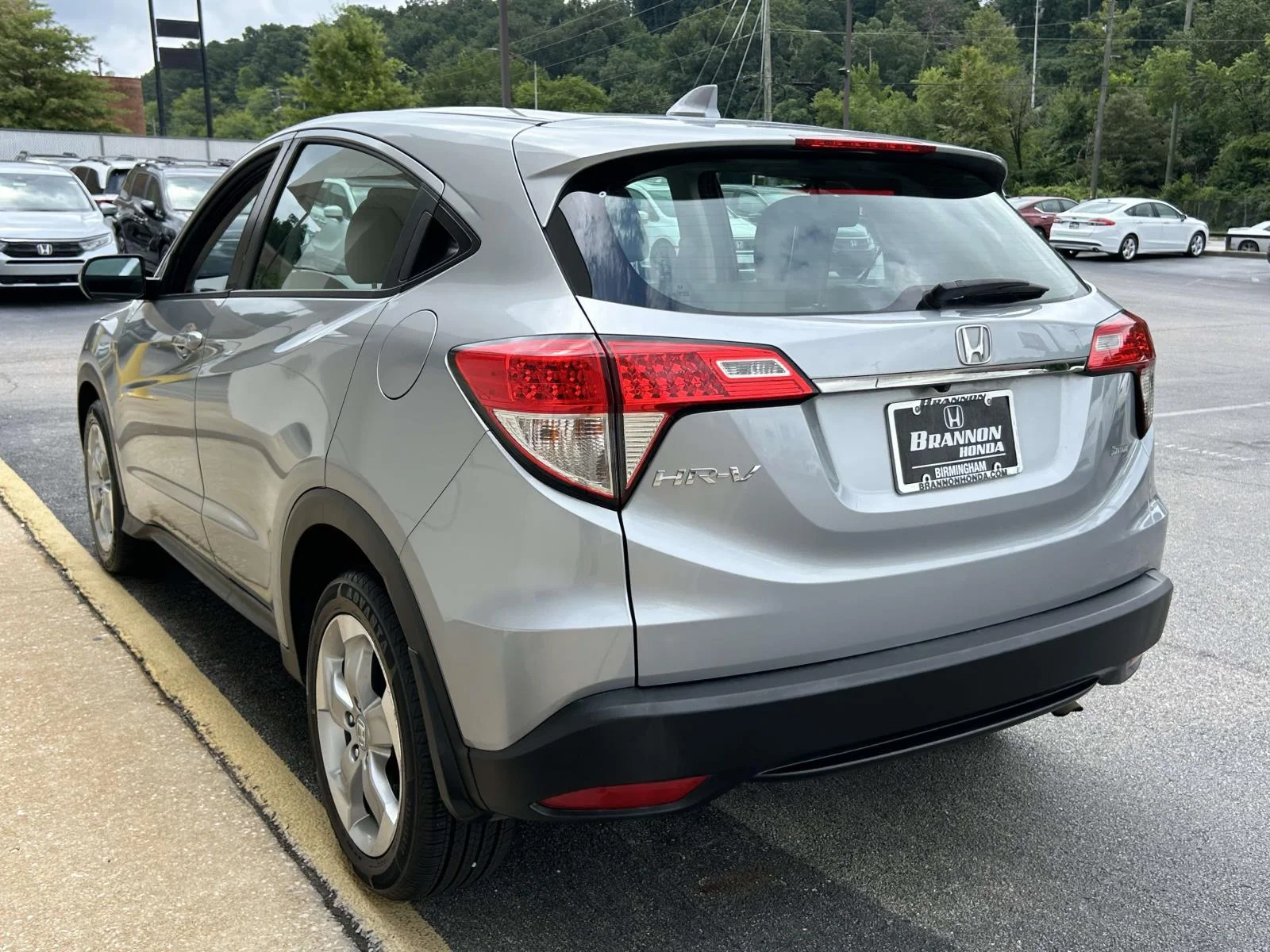 Used 2021 Lunar Silver Metallic Honda LX 2WD CVT image 3