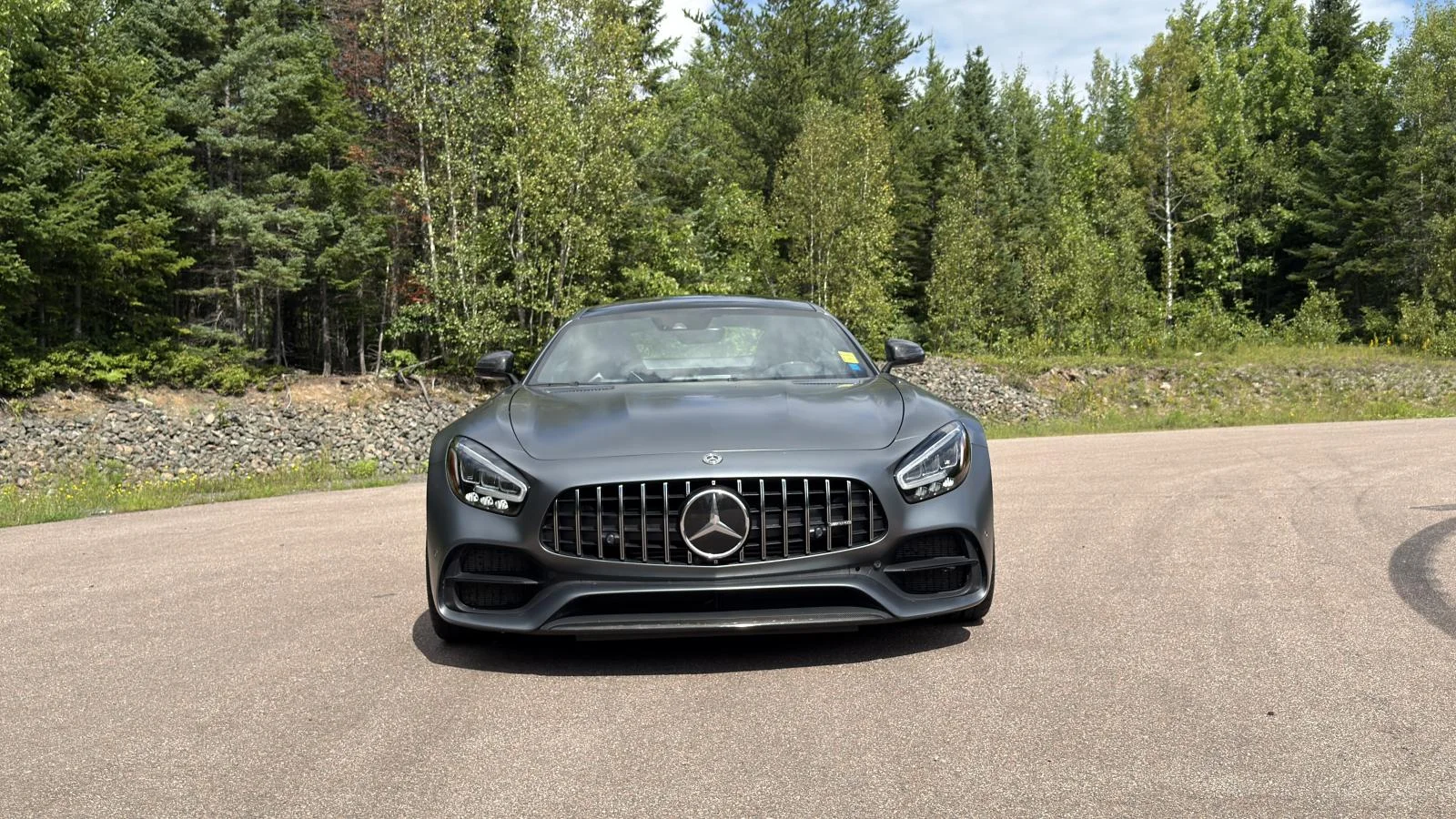 Used 2020 Grey Mercedes-Benz AMG GT C Coupe image 2
