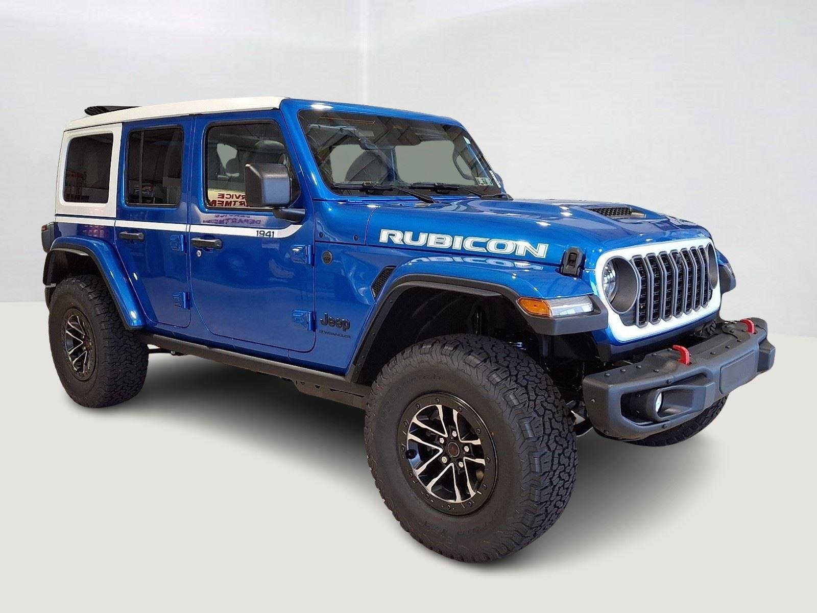 New 2026 Hydro Blue Pearl-Coat Exterior Paint Jeep Rubicon X image 2