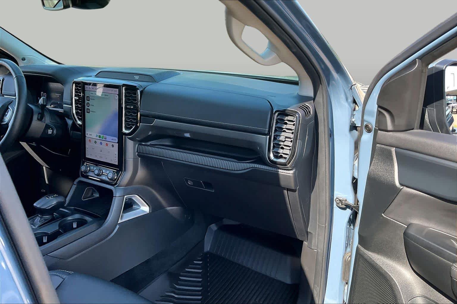 Used 2024 Azure Gray Metallic Tri-Coat Ford LARIAT image 18