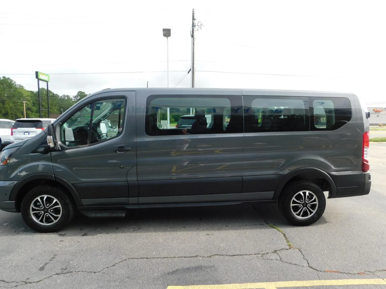 New 2026 Carbonized Gray Metallic Ford Passenger Van XLT image 5
