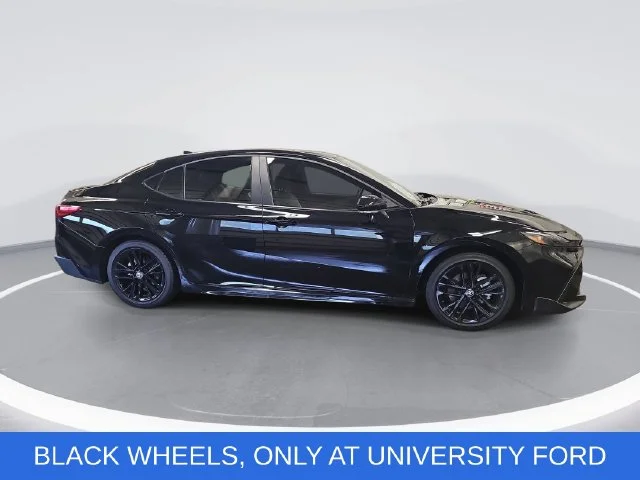 Used 2025 Black Toyota SE image 2