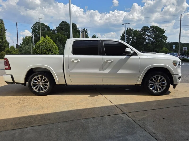 Used 2020 Ivory White RAM LARAMIE 4X2 CREW CAB 5