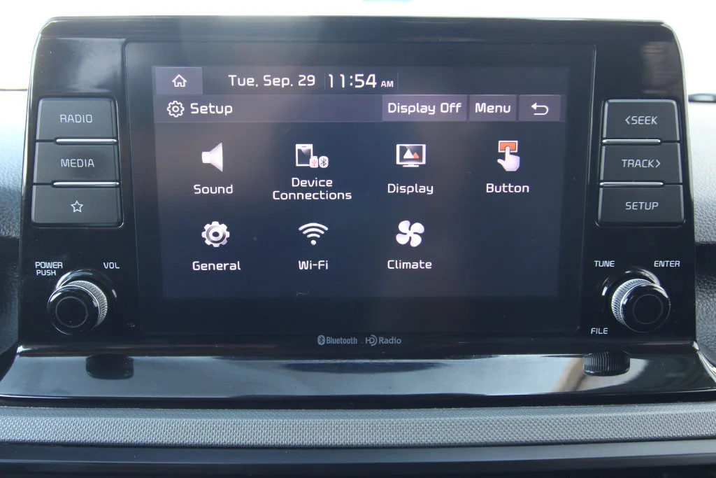 Used 2022 Neptune Blue Kia LX image 28