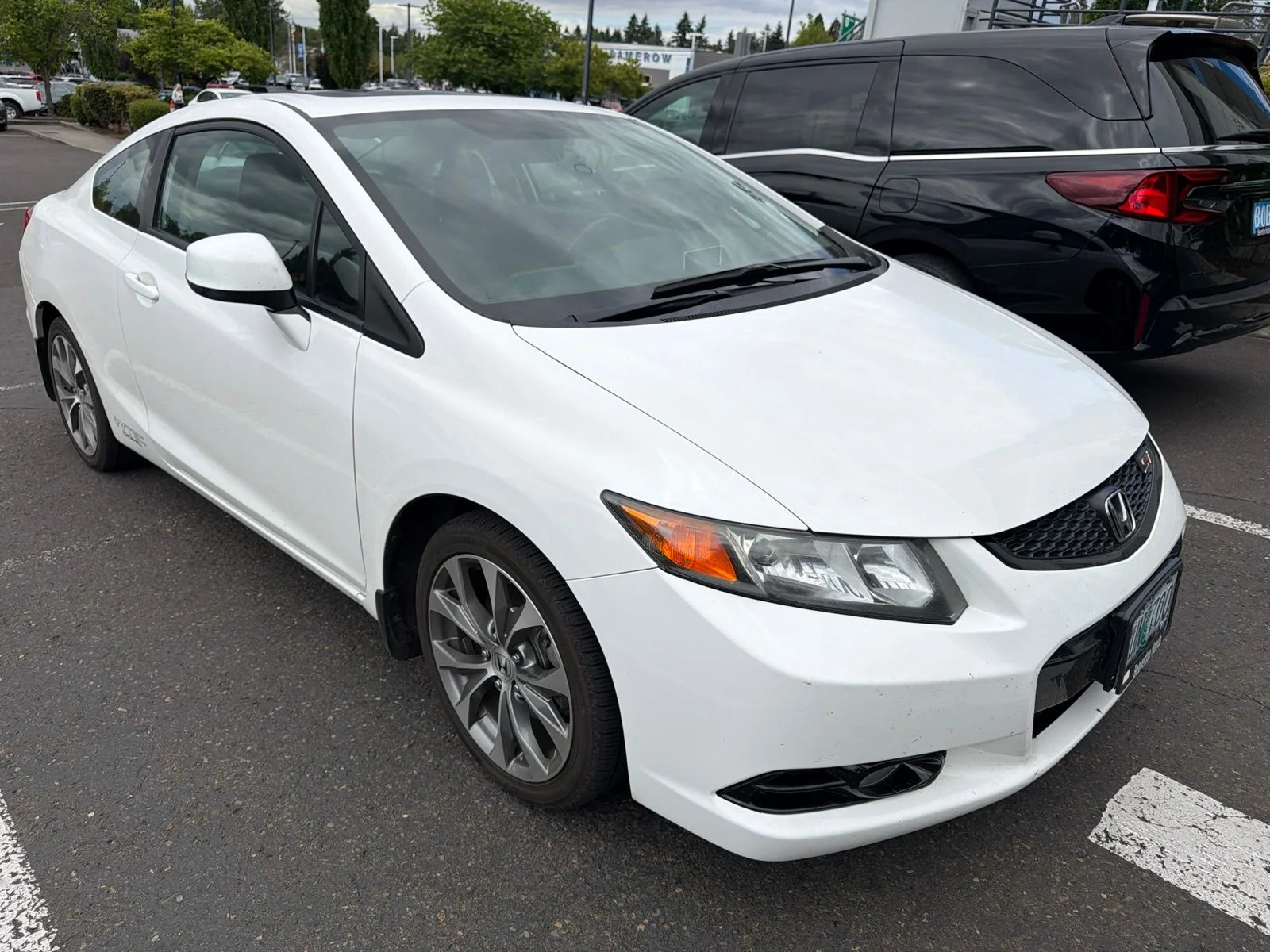 Used 2012 Taffeta White Honda Si image 3