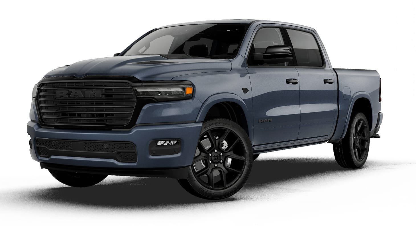 New 2027 Forged Blue Metallic Exterior Paint RAM LARAMIE image 1