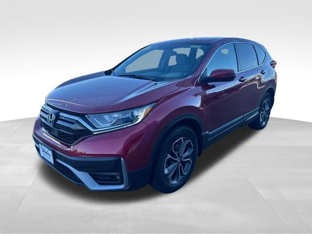 Used 2021 Red Honda AWD EX image 1