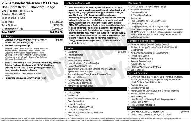 2026 Chevrolet Silverado EV LT - Photo 27