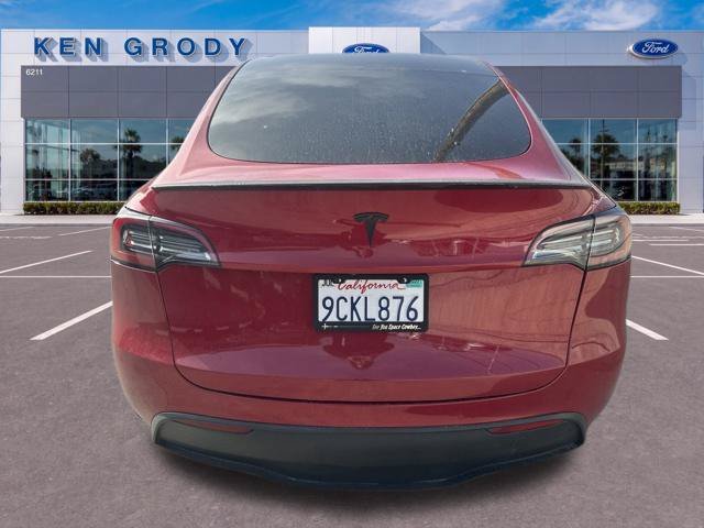 Used 2022 Red Tesla Performance image 6