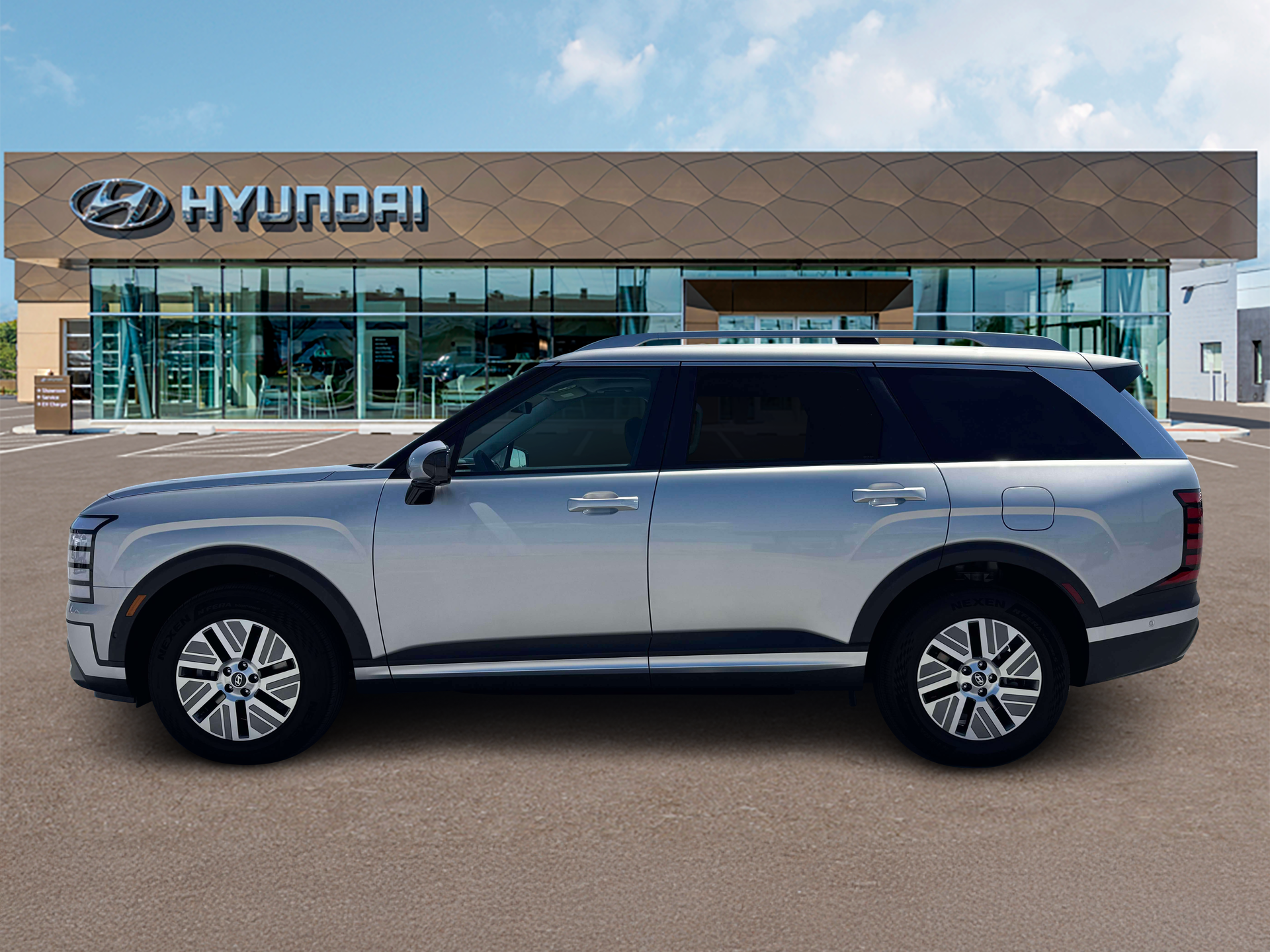 New 2027 Shimmering Silver Hyundai SEL Premium 7P image 3