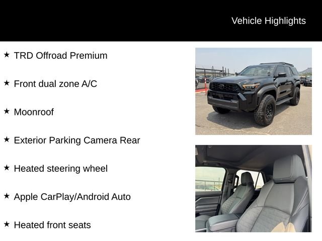Used 2026 Black Toyota TRD Off-Road Premium image 8