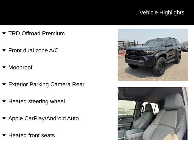 Used 2026 Black Toyota TRD Off-Road Premium image 8