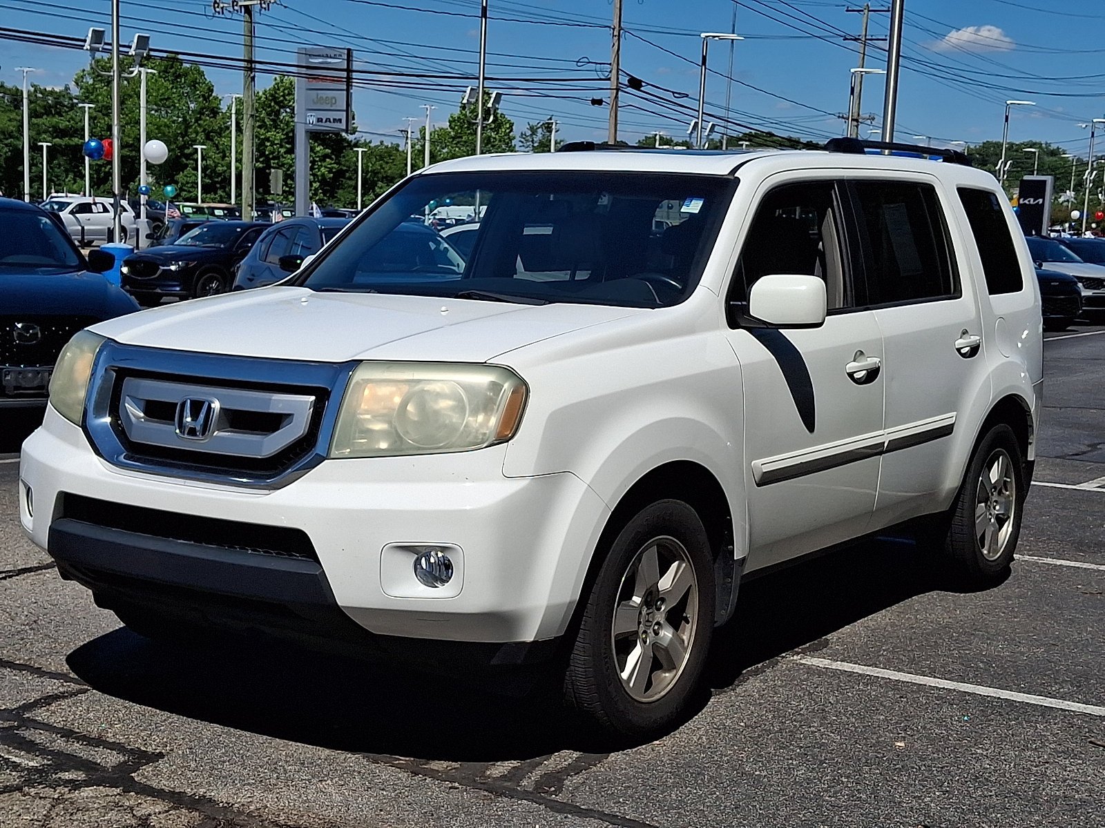 Used 2009 White Honda EX-L image 2