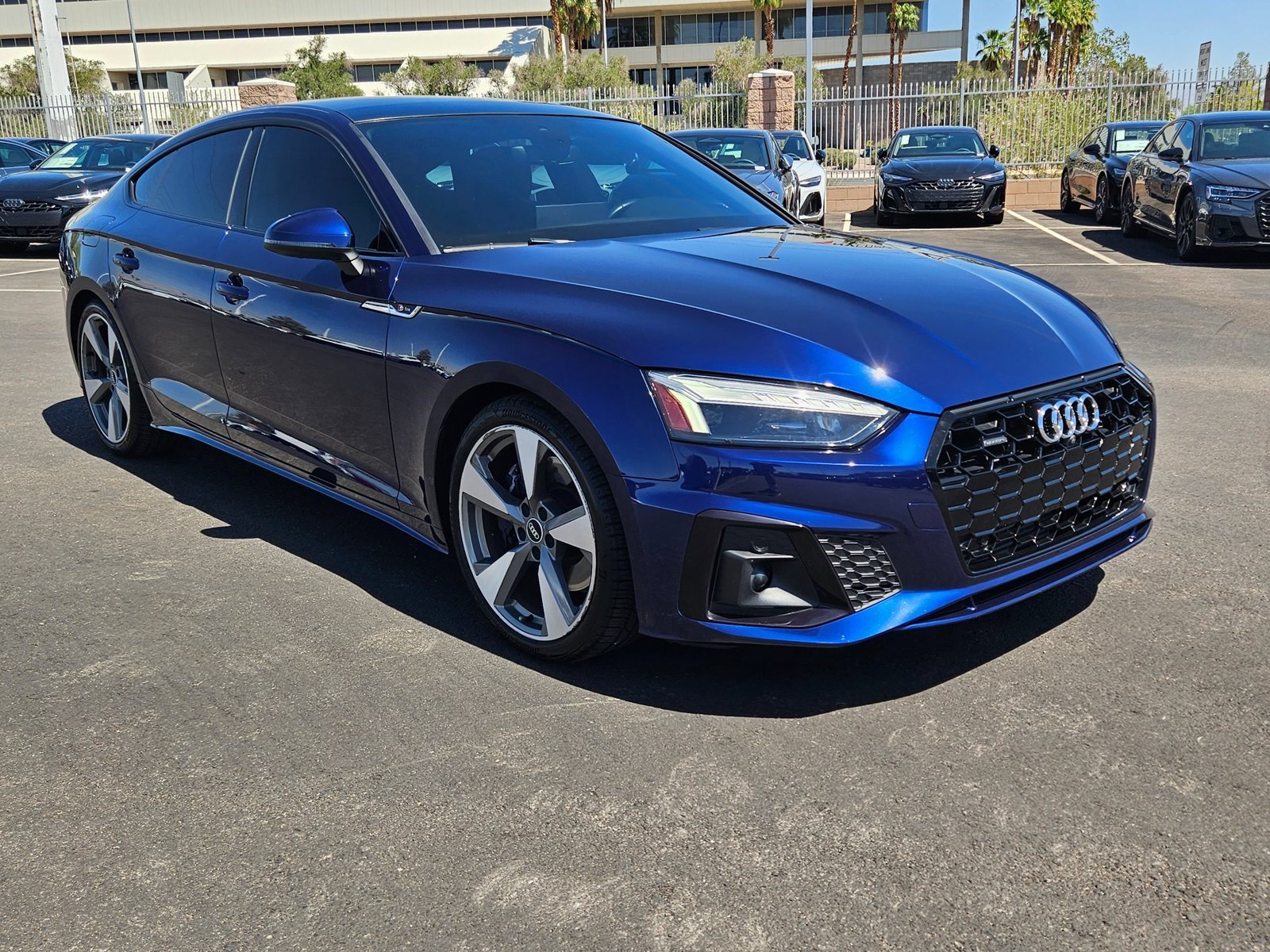 Used 2021 Navarra Blue Metallic Audi S line Premium Plus image 3
