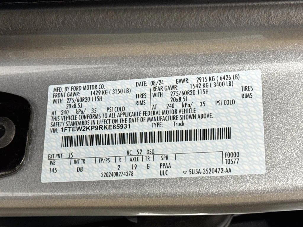 Used 2024 Silver Ford STX image 38