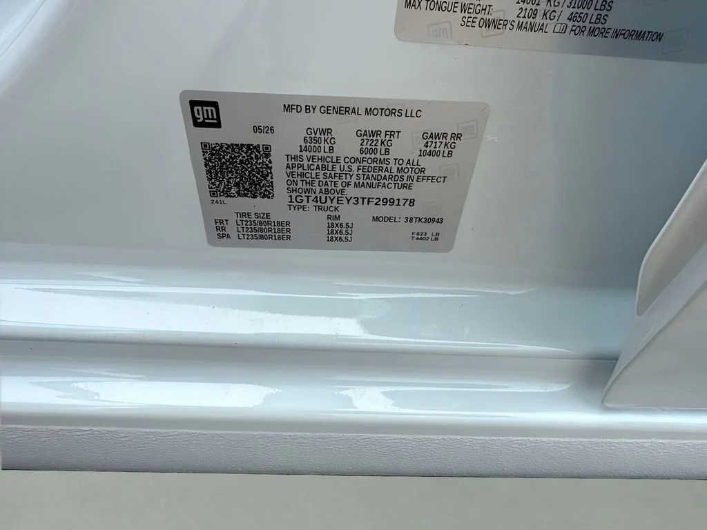 New 2026 Glacier White Tricoat GMC Denali Ultimate DRW image 36