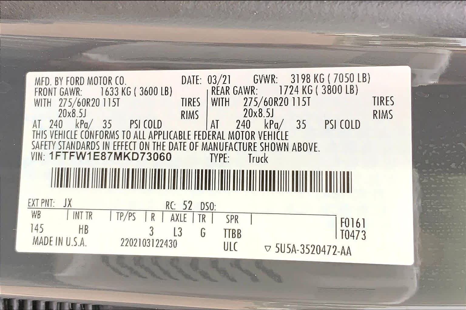 Used 2021 Lead Foot Ford LARIAT image 37