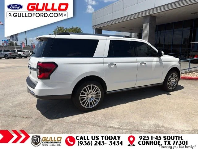 Certified Used 2024 White Metallic Ford Limited image 2