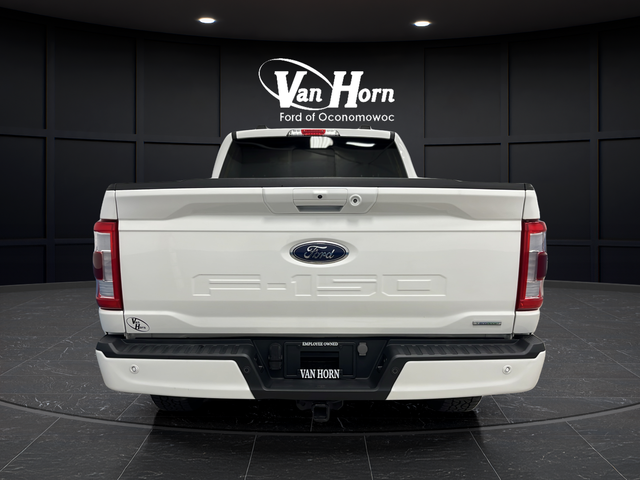 Used 2023 Star White Metallic Tri-Coat Ford Lariat image 6