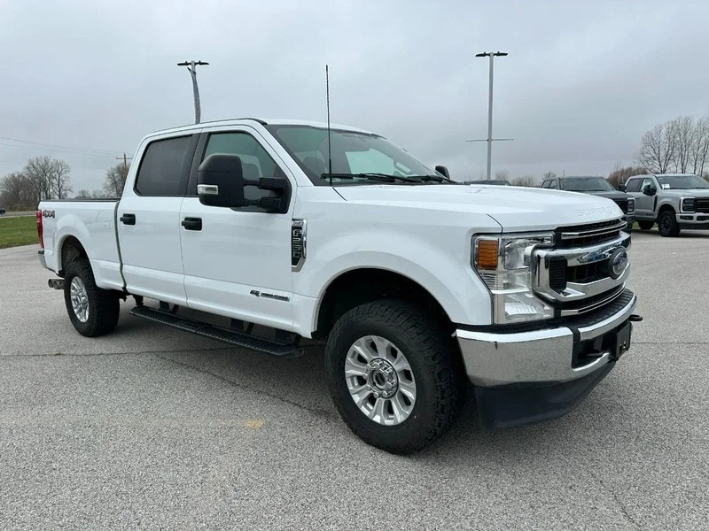Certified Used 2022 Oxford White Ford XL 4WD Crew Cab 6.75