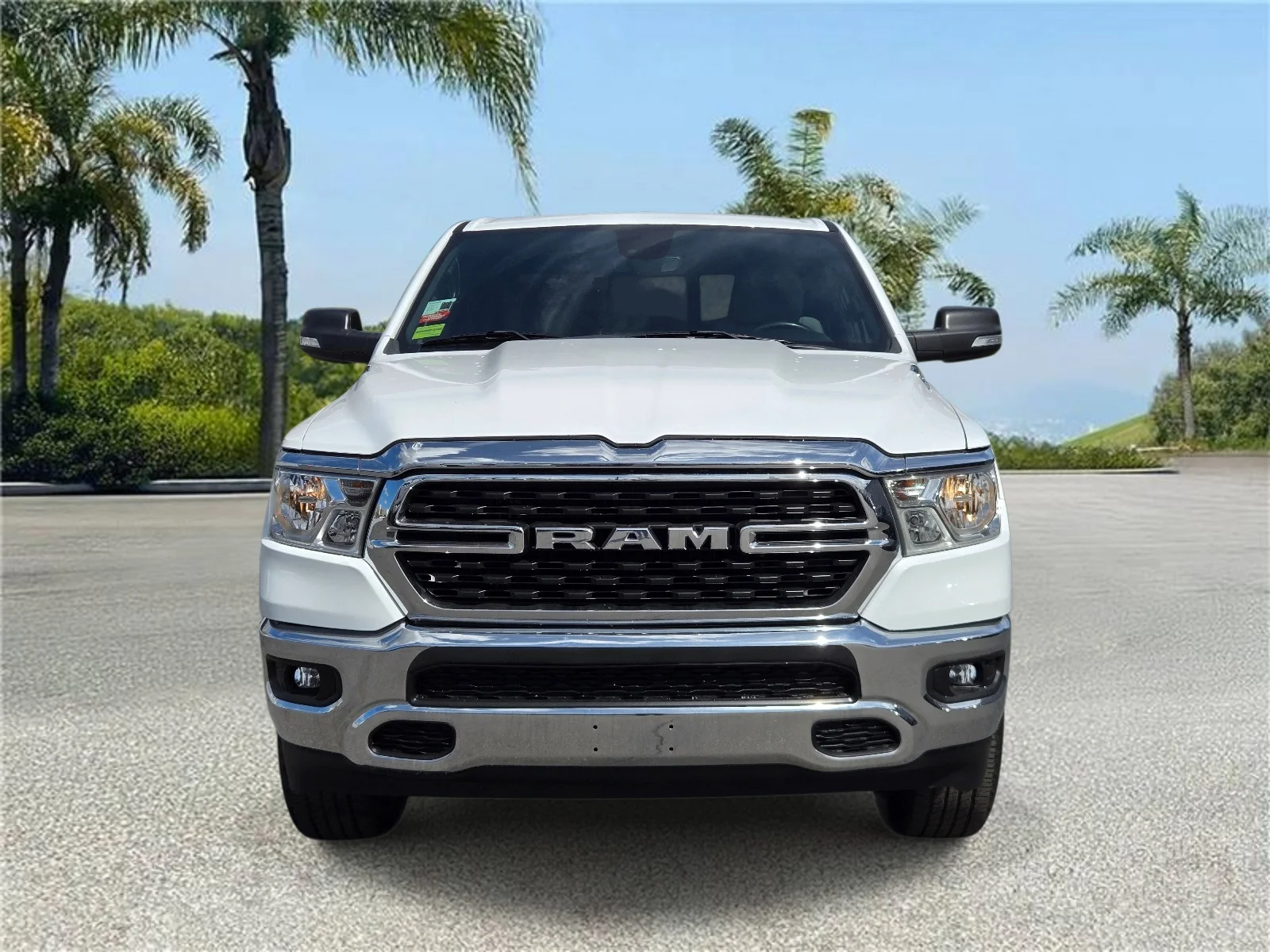 Used 2022 Bright White Clearcoat Ram Big Horn 4x2 Crew Cab 6