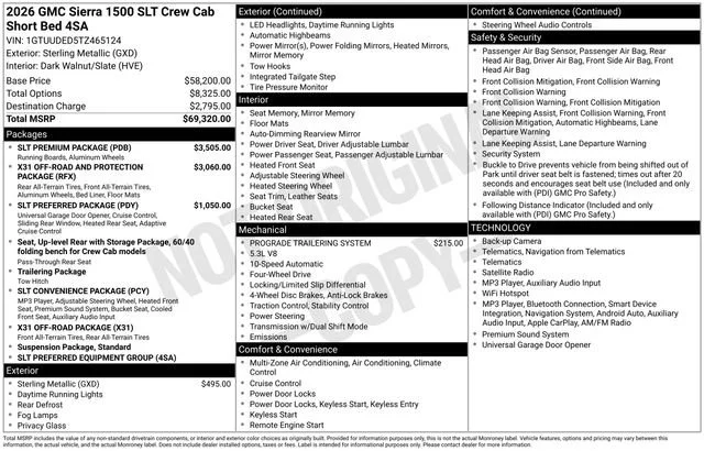 2026 GMC Sierra 1500 SLT - Photo 7