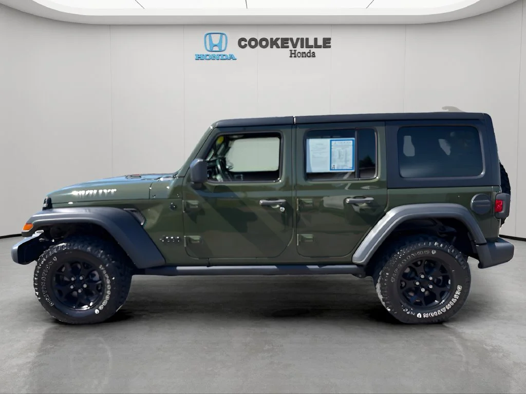 Used 2020 Sarge Green Clearcoat Jeep Unlimited Sport image 11