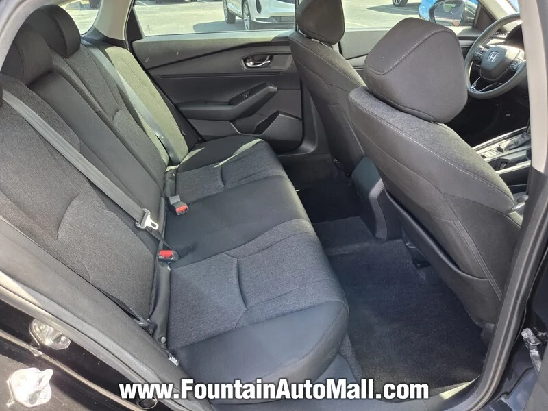 Used 2024 Crystal Black Pearl Honda LX CVT image 13