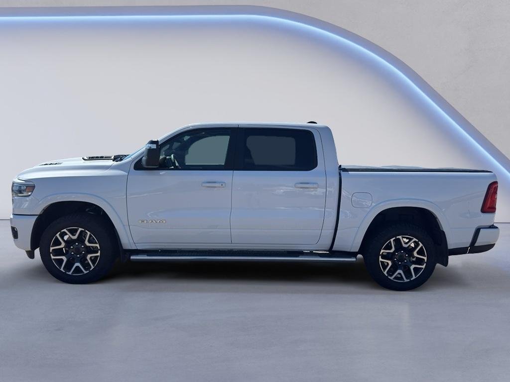 Used 2025 Bright White Clearcoat Ram Laramie image 1