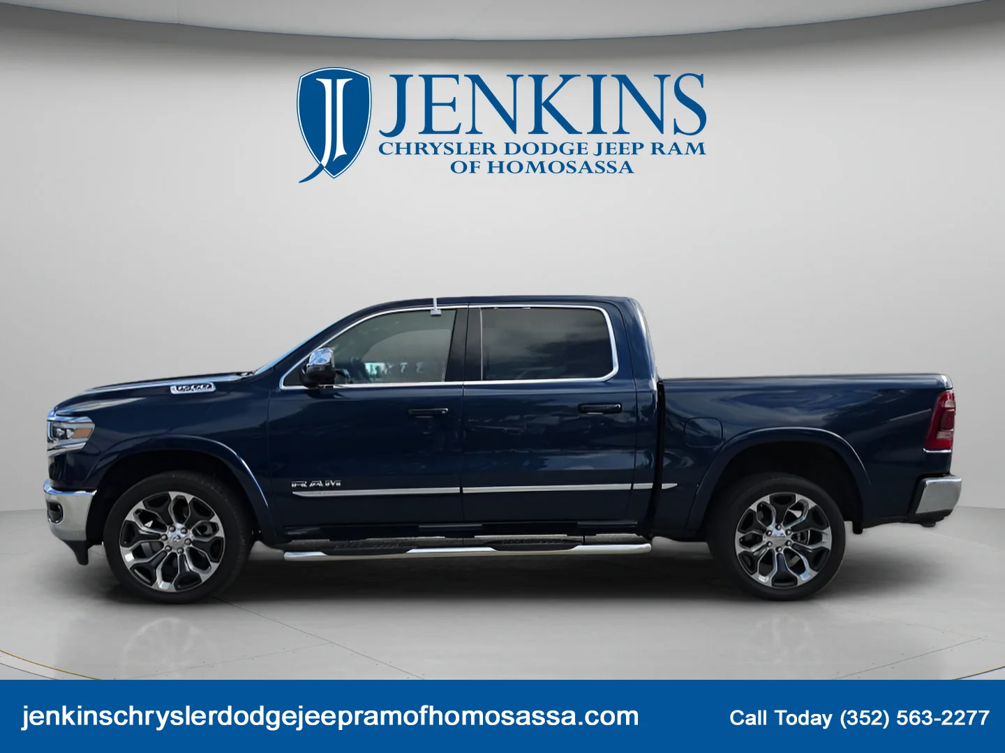 Used 2024 Patriot Blue Pearlcoat Ram Limited image 8