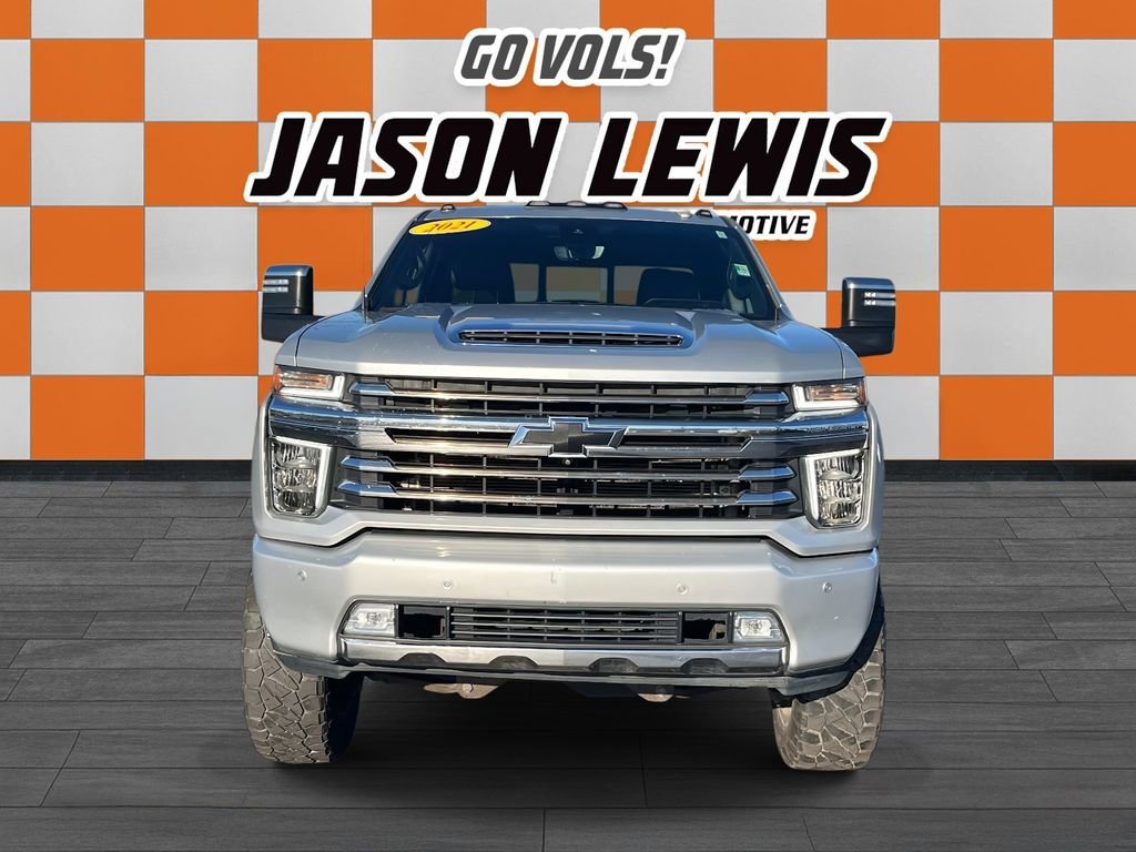 Used 2021 SILVER ICE METALLIC Chevrolet High Country image 8