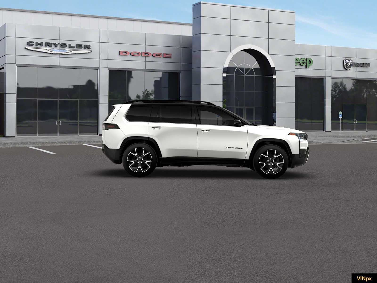 New 2026 Bright White Clear-Coat Exterior Paint Jeep Overland image 9
