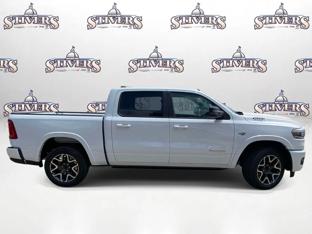 New 2026 Bright White Clear-Coat Exterior Paint RAM Laramie image 7