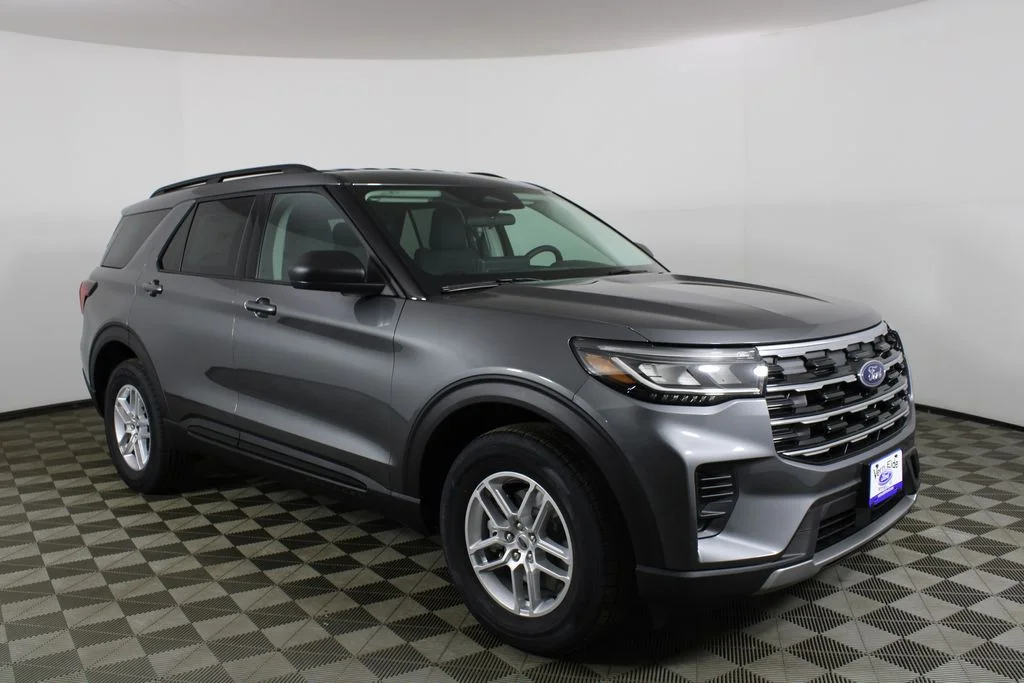 New 2026 Carbonized Gray Metallic Ford Active image 1