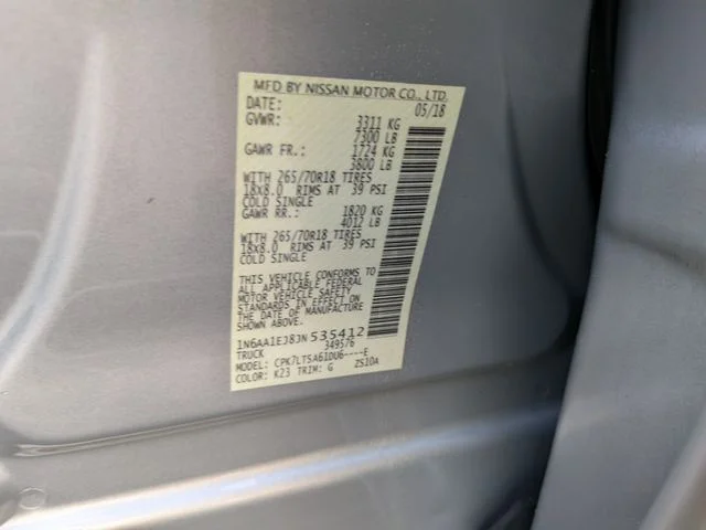 Certified Used 2018 Silver Nissan SV image 33