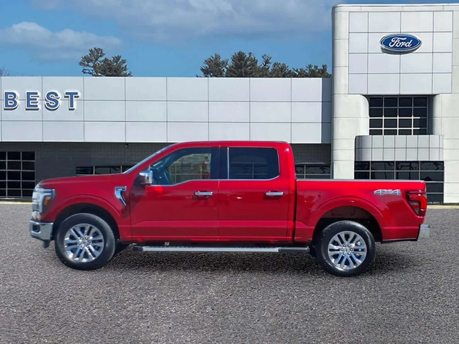 Used 2025 Rapid Red Metallic Tinted Clearcoat Ford LARIAT image 9
