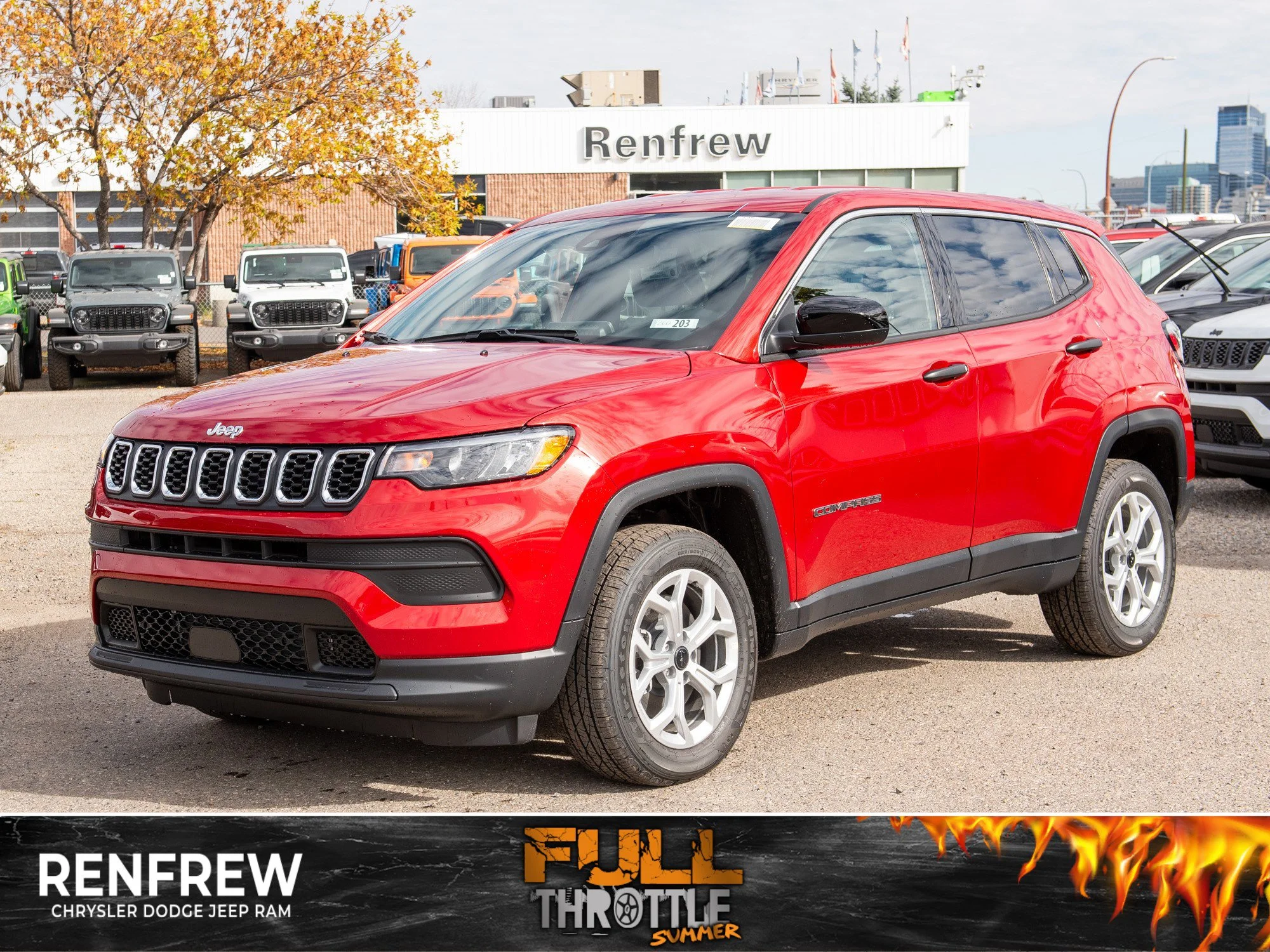 New 2026 Red Jeep Sport* image 1