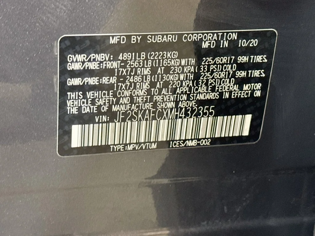 Used 2021 Gray Subaru Premium image 41
