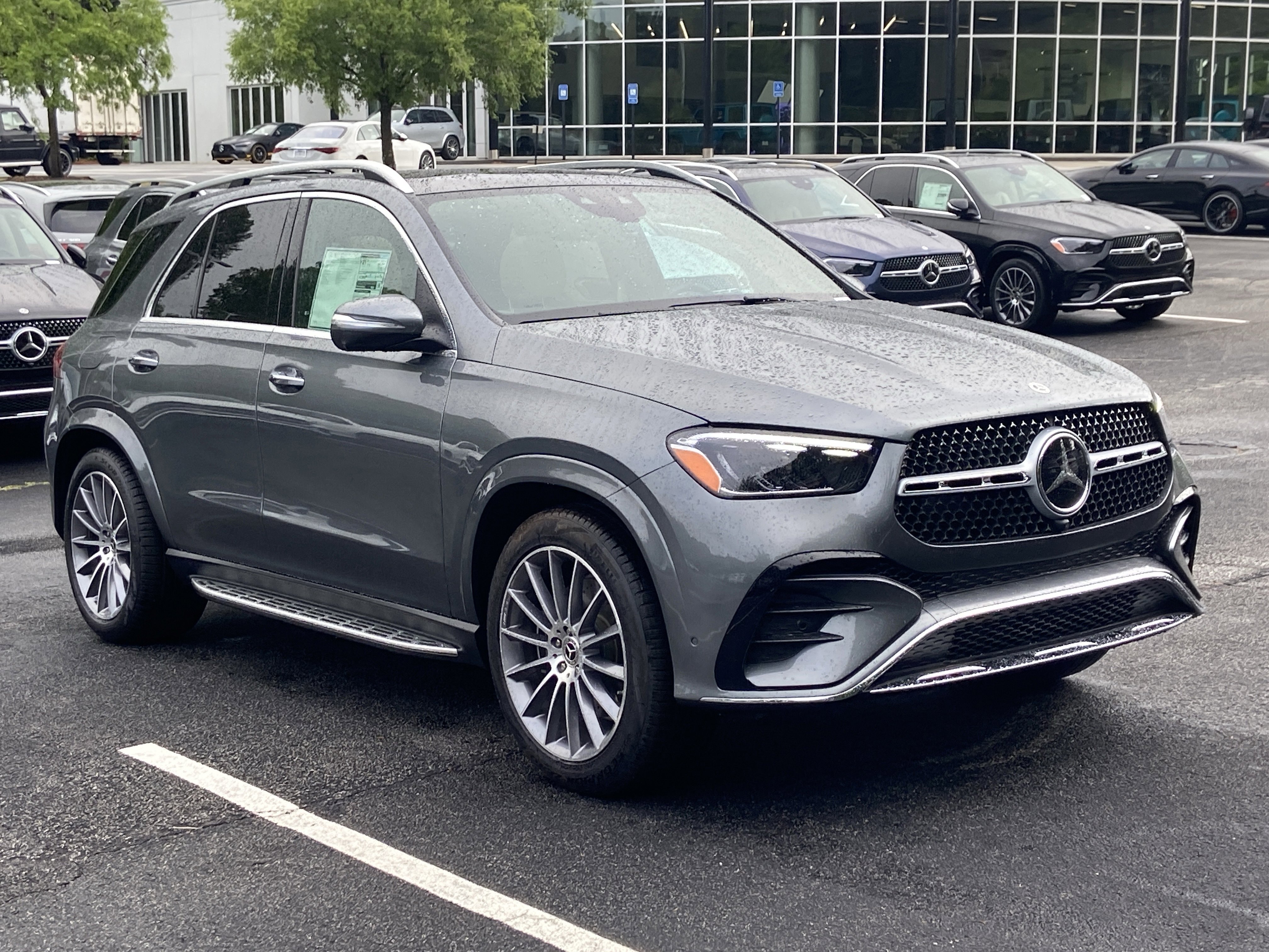 New 2026 Selenite Grey Metallic Mercedes-Benz GLE 450 4MATIC® SUV image 4