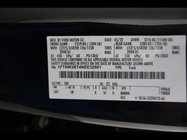 Used 2022 Black Ford Lariat image 35