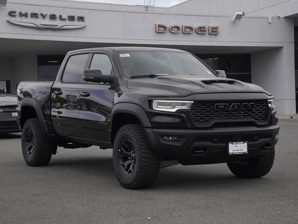 New 2026 Diamond Black Crystal Pearl-Coat Exterior Paint RAM RHO image 1