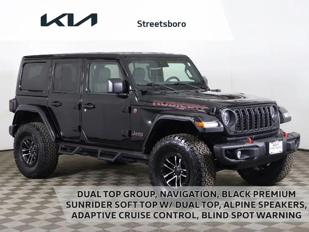 Used 2024 Black Jeep Rubicon X image 1