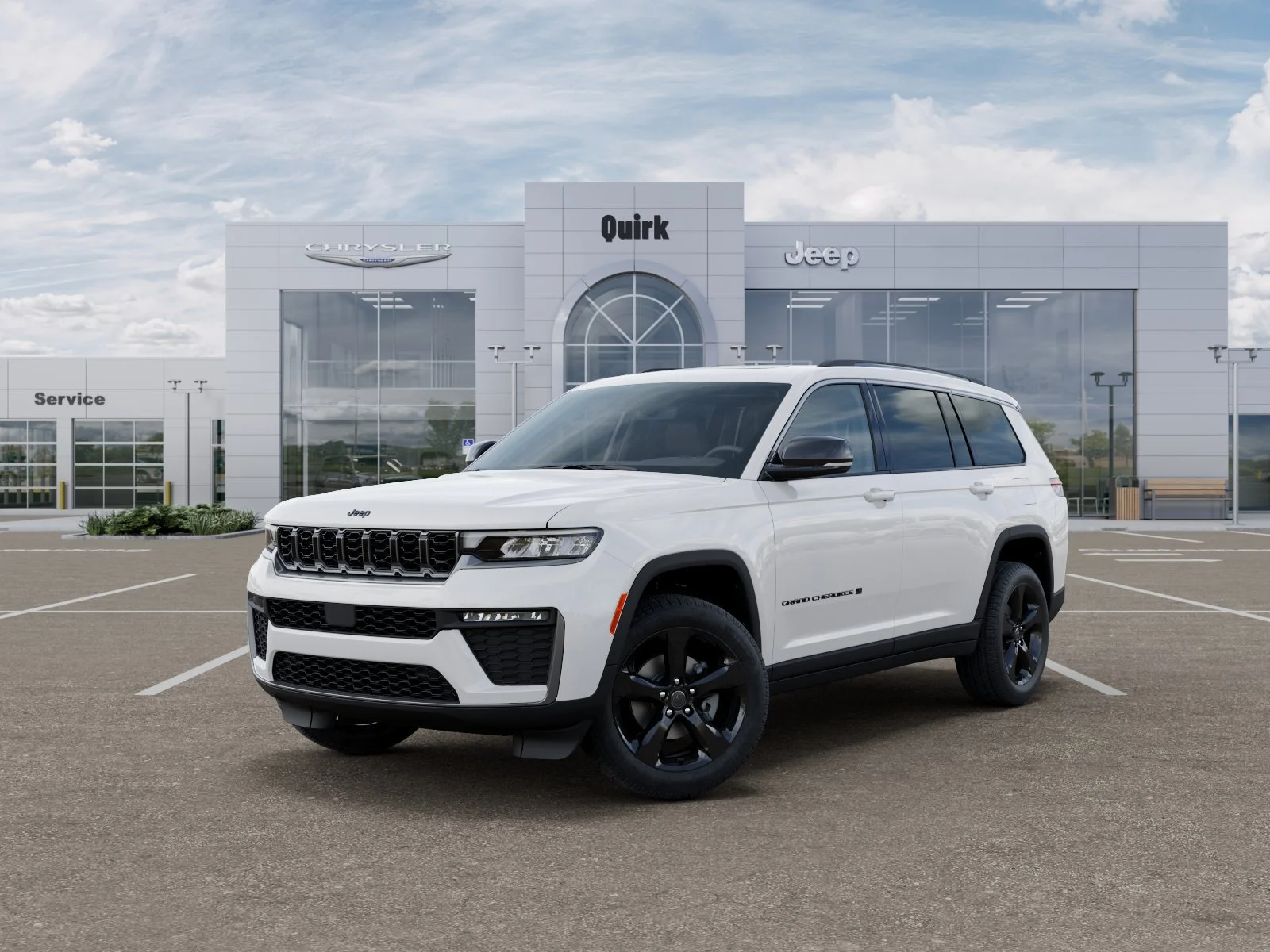New 2027 Bright White Clear-Coat Paint Jeep Limited image 1