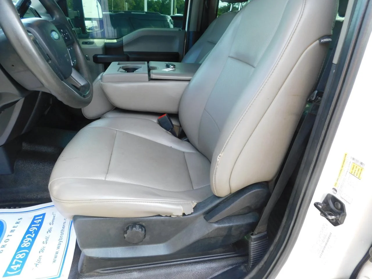 Used 2020 White Ford XL 4WD Crew Cab 6.75 ft Box image 29