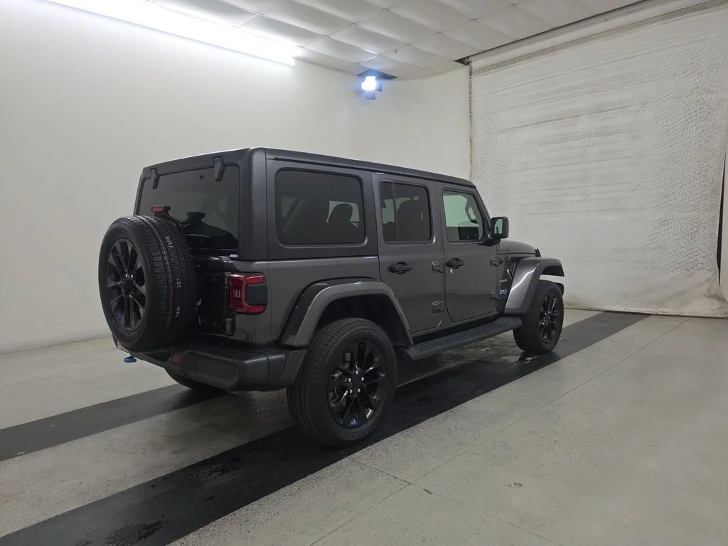 Used 2023 Gray Jeep Sahara 4xe image 2