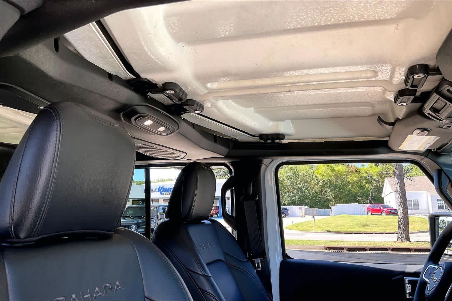 Certified Used 2024 Bright White Clearcoat Jeep Sahara image 14