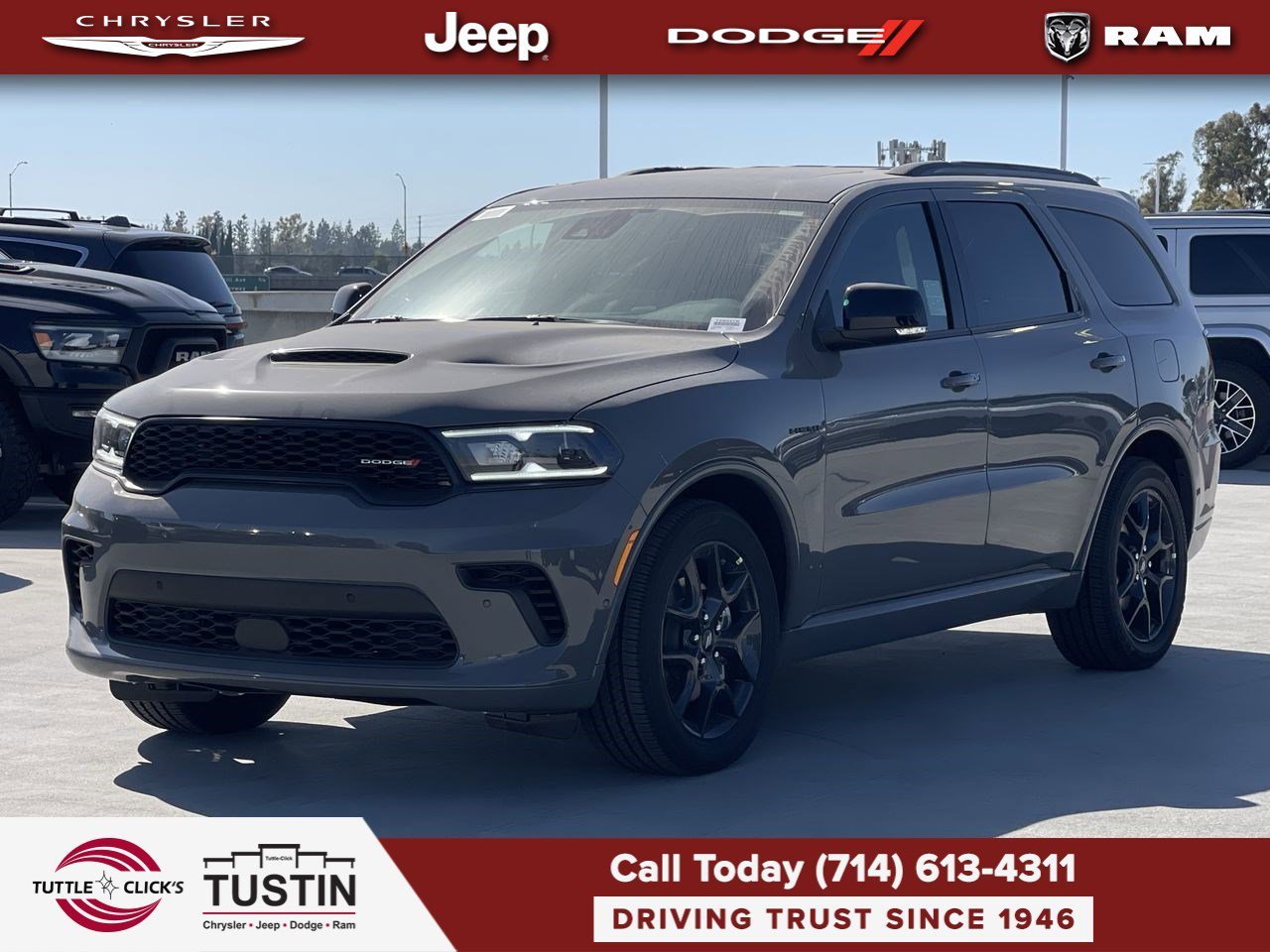 New 2026 Destroyer Gray Clear-Coat Exterior Paint Dodge GT Premium HEMI V8 image 3