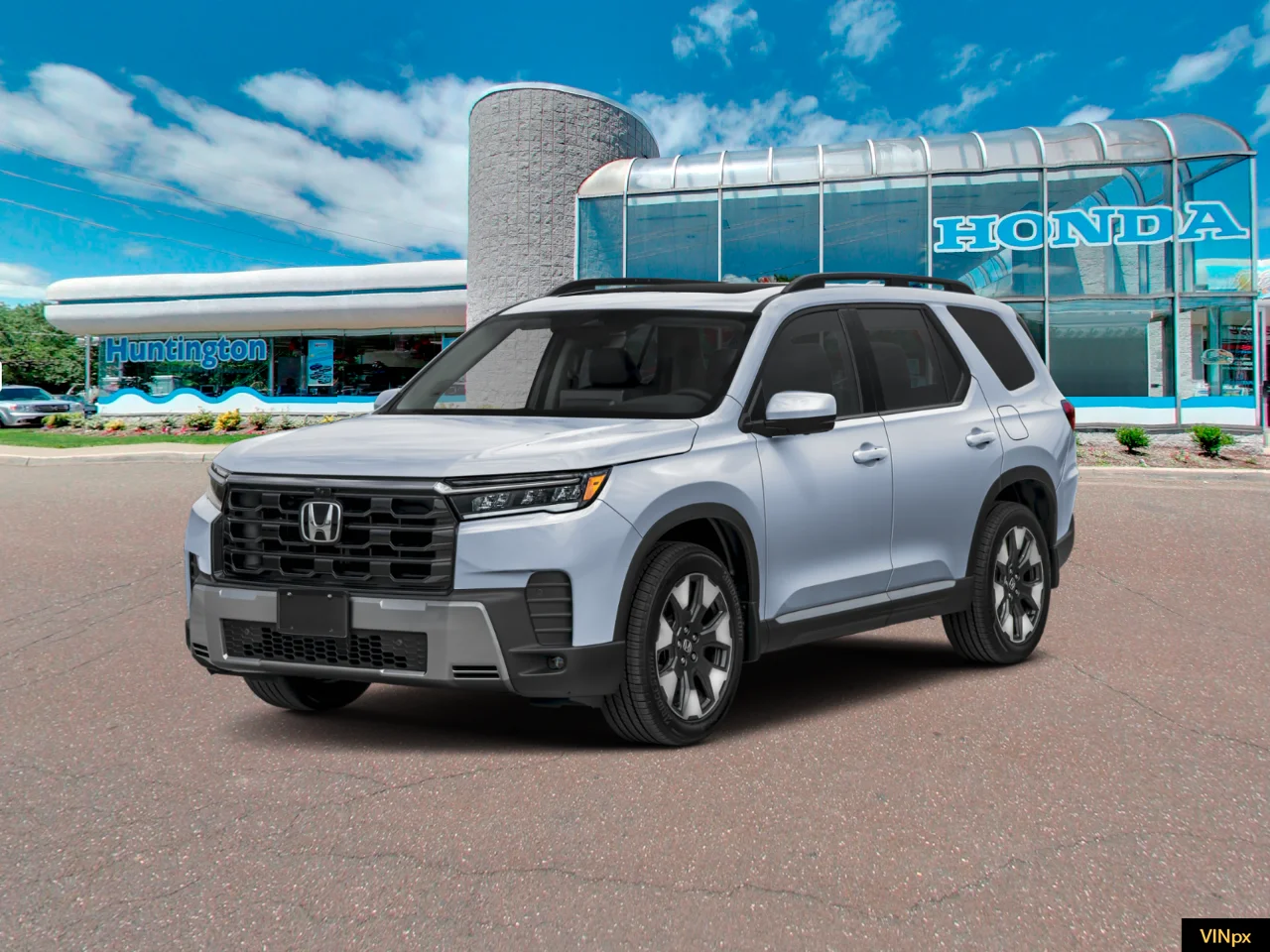 New 2026 Solar Silver Metallic Honda Touring image 1