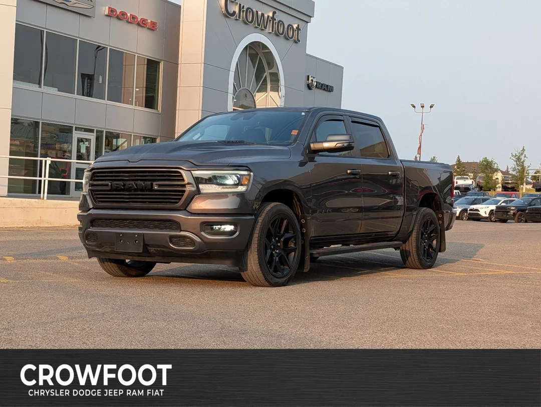 Certified Used 2023 Grey RAM Sport - - 4x4 - Sport Hood - 22 Forged Wheels - Trailer Hitch & Power Pedals & More! image 1